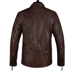 Men’s Modern Dark Brown Leather Jacket