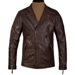 Men’s Modern Dark Brown Leather Jacket