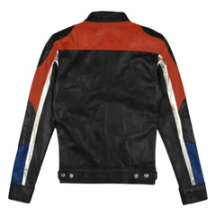 Men’s Multi-Color Leather Jacket
