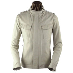 Men’s Off-White Leather Jacket