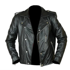 Men's Premium Black Leather Jacket