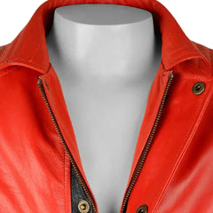Men’s Red Thriller Inspired Leather Jacket