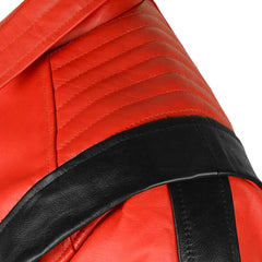 Men’s Red Thriller Inspired Leather Jacket