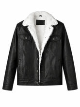 Men’s Shearling Collar Jacket Front