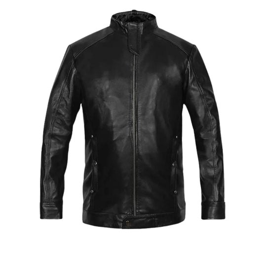 Men’s Stylish Black Leather Jacket