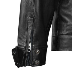 Men’s Stylish Black Leather Jacket