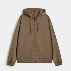 Men's Stylish Oversized Khaki Hoodie