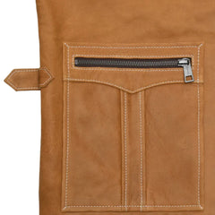 Men’s Tan Modern Leather Jacket