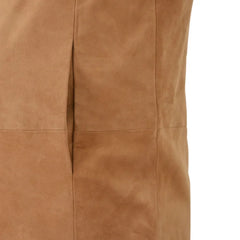Men’s Tan Suede Leather Jacket