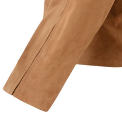 Men’s Tan Suede Leather Jacket