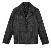 Men’s Vintage Black Leather Jacket