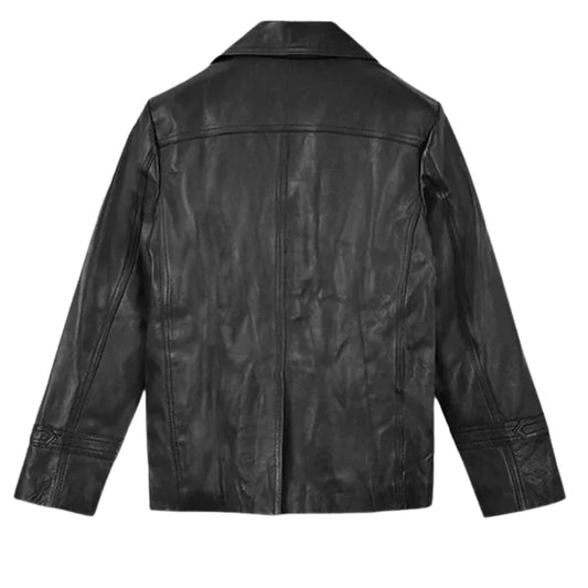 Men’s Vintage Black Leather Jacket