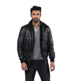 Men’s Black Norvex Leather Jacket