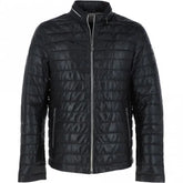 Men’s Black Quilted Leather Jacket