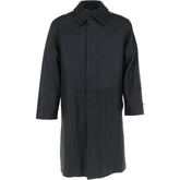Men’s Classic Black Long Trench Coat