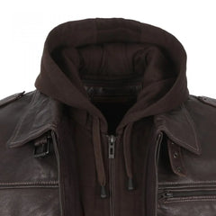 Men’s Classic Brown Leather Jacket