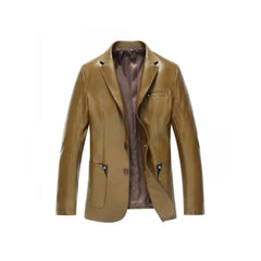 Men's Classic Leather Blazer