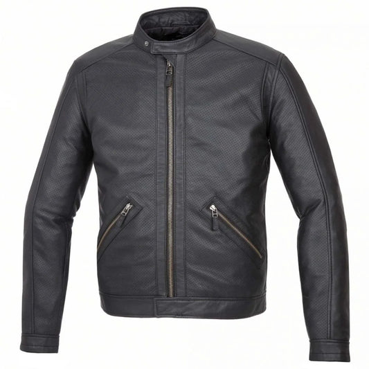Men's Tucano Urban Black Leather Jacket