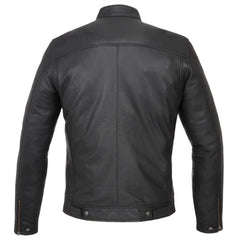 Men's Tucano Urban Black Leather Jacket