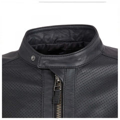 Men's Tucano Urban Black Leather Jacket