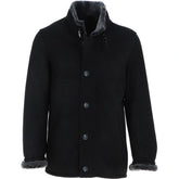 Men’s Wool-Blend Shearling Jacket