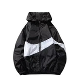 Modern Men's Hooded Windbreaker Jacket