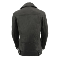 Women Vintage-Inspired Leather Jacket