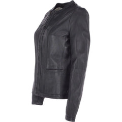 Women's Black Leather Jacket