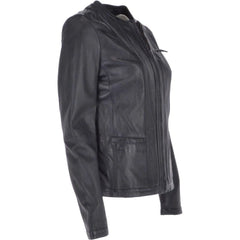 Women's Black Leather Jacket