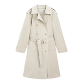 Women's Classic Beige Trench Coat