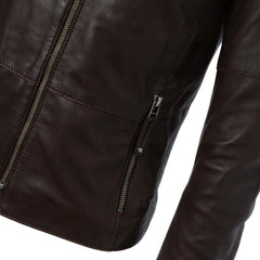 Women's Classic Black Leather Jacket