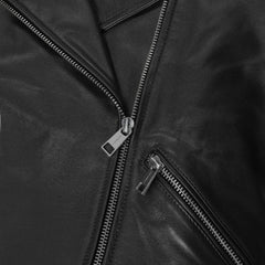 Women’s Slim Fit Black Leather Jacket