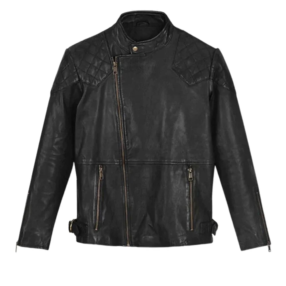 Authentic Black Leather Jacket for Men
