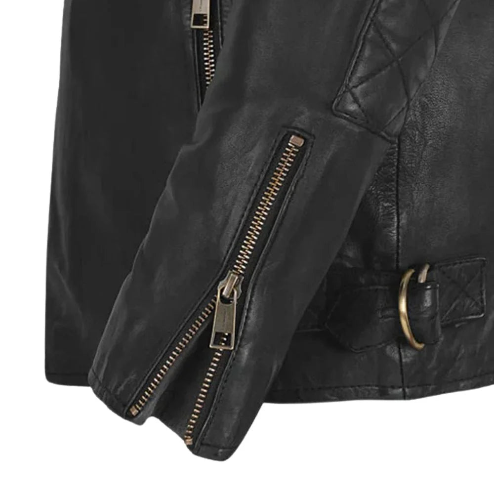 Authentic Black Leather Jacket for Men