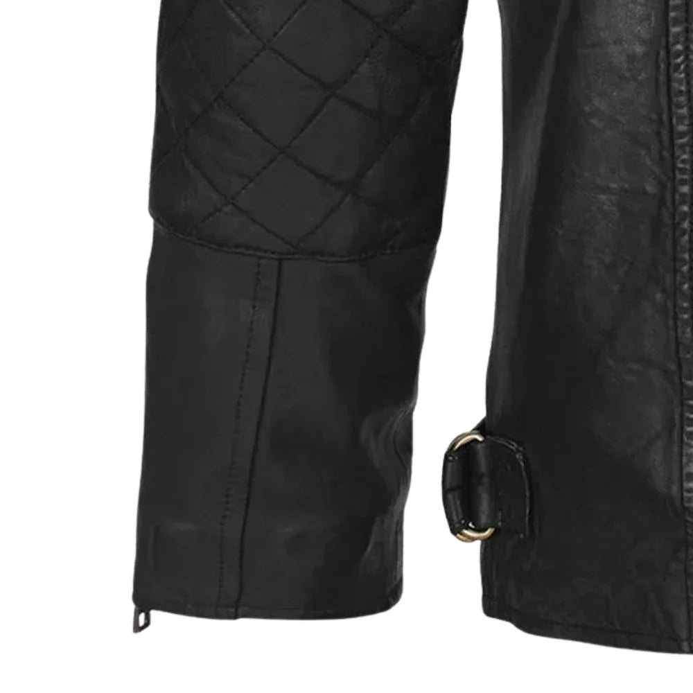 Authentic Black Leather Jacket for Men