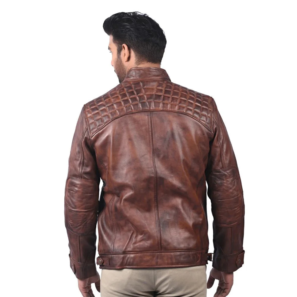 Brown Genuine Classic Leather Jacket