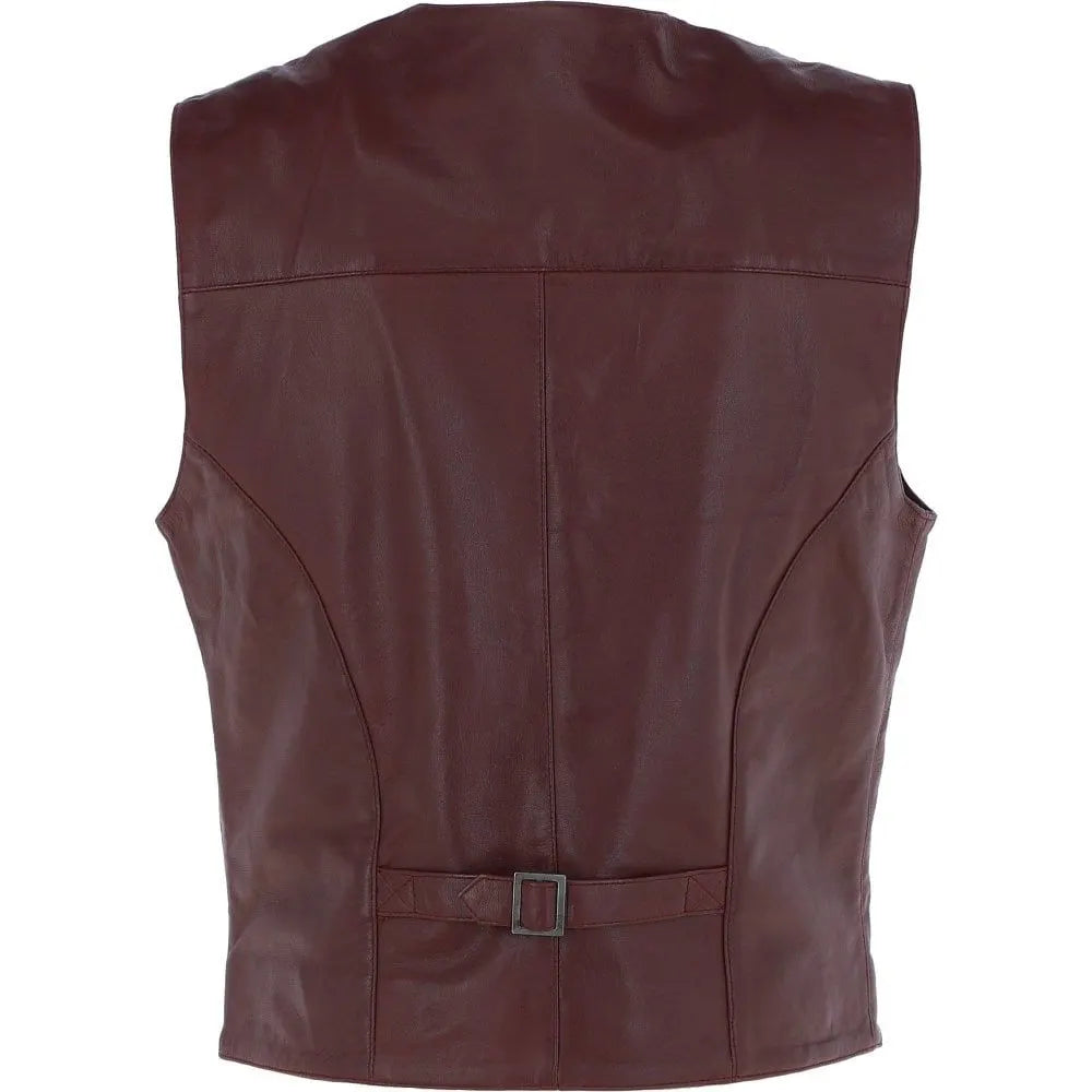 Men Borduex HandMade Leather Vest 