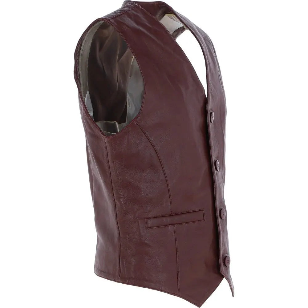 Men Borduex HandMade Leather Vest 
