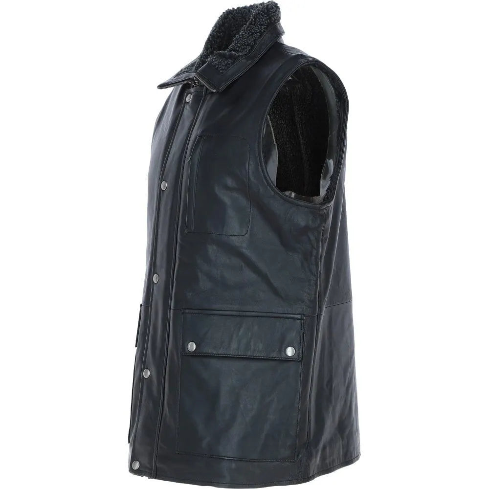 Men Classic Black Handmade Leather Jacket