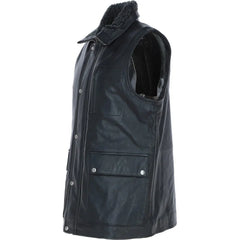 Men Classic Black Handmade Leather Jacket
