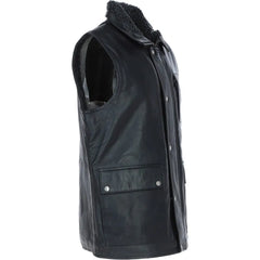 Men Classic Black Handmade Leather Jacket