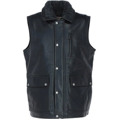 Men Classic Black Handmade Leather Jacket