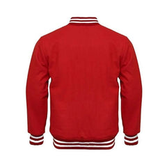 Men Classic Red Varsity Jacket