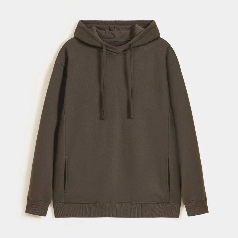 Men Premium Quality Dark Brown Hoodie