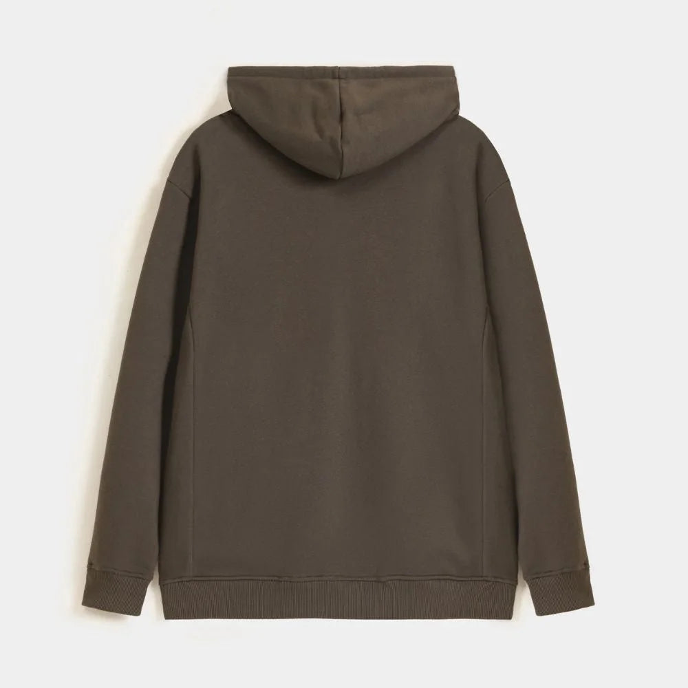 Men Premium Quality Dark Brown Hoodie