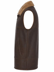 Men's Antique Brown Handmade Leather Vest