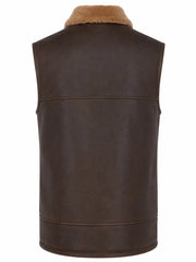 Men's Antique Brown Handmade Leather Vest