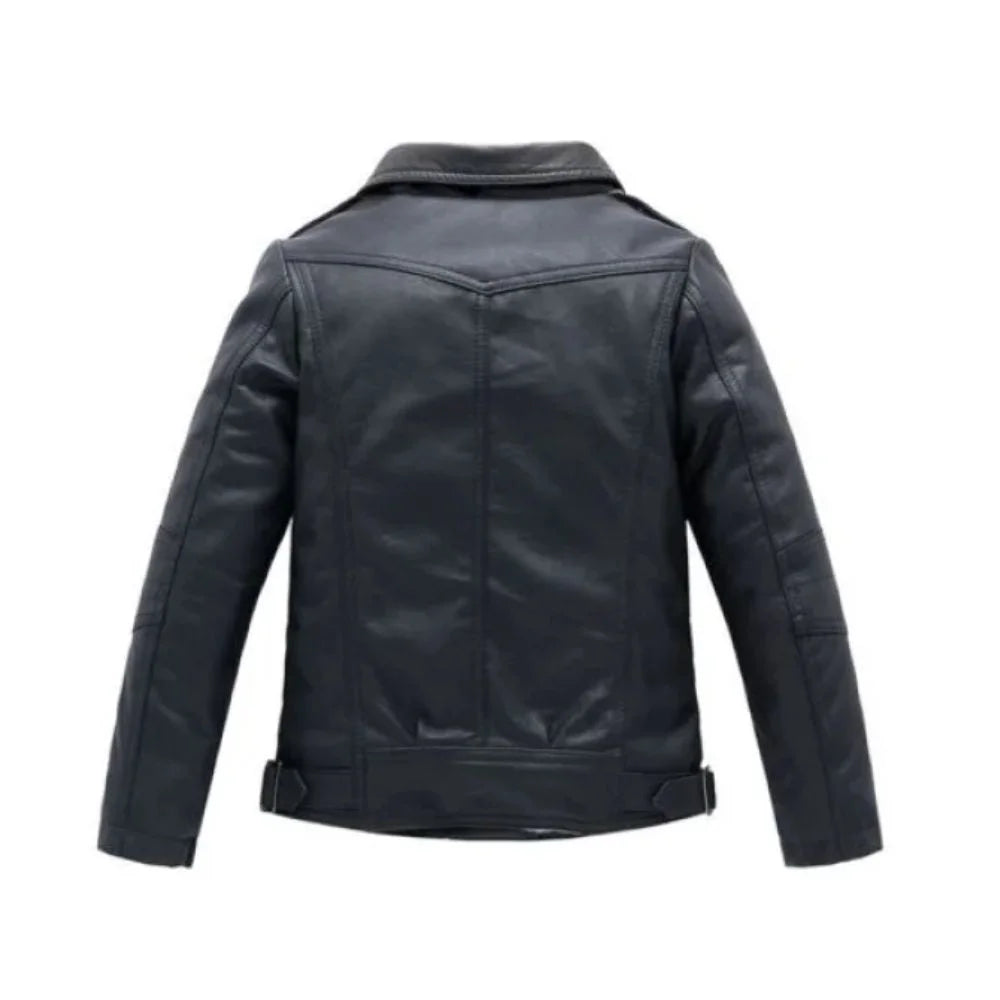 Men's Asymmetrical Zipper slim fit Leather Jacket