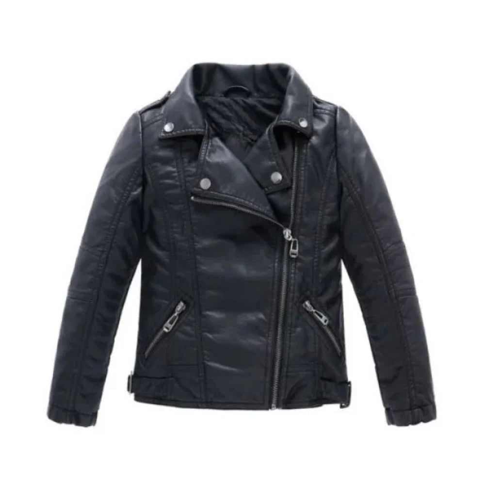 Men's Asymmetrical Zipper slim fit Leather Jacket
