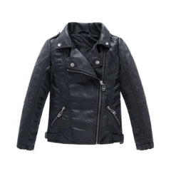 Men's Asymmetrical Zipper slim fit Leather Jacket